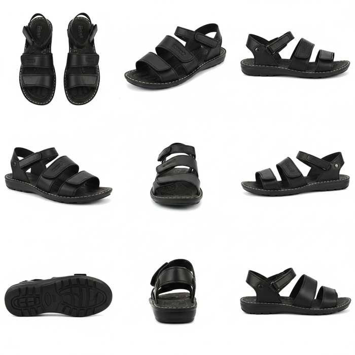 MEN SLIPPER MP-0306 BLACK