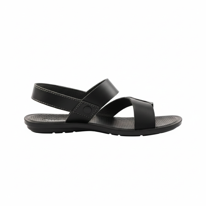 MEN SLIPPER P-4005- BLACK