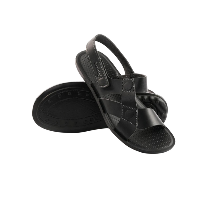 MEN SLIPPER P-4005- BLACK