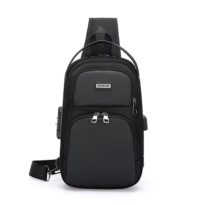 Men's Crossbody Sling Bag – Black (Kokibeoy)