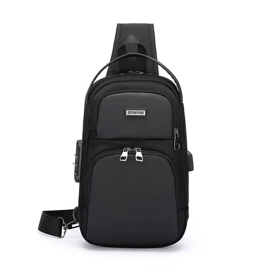 Men's Crossbody Sling Bag – Black (Kokibeoy)