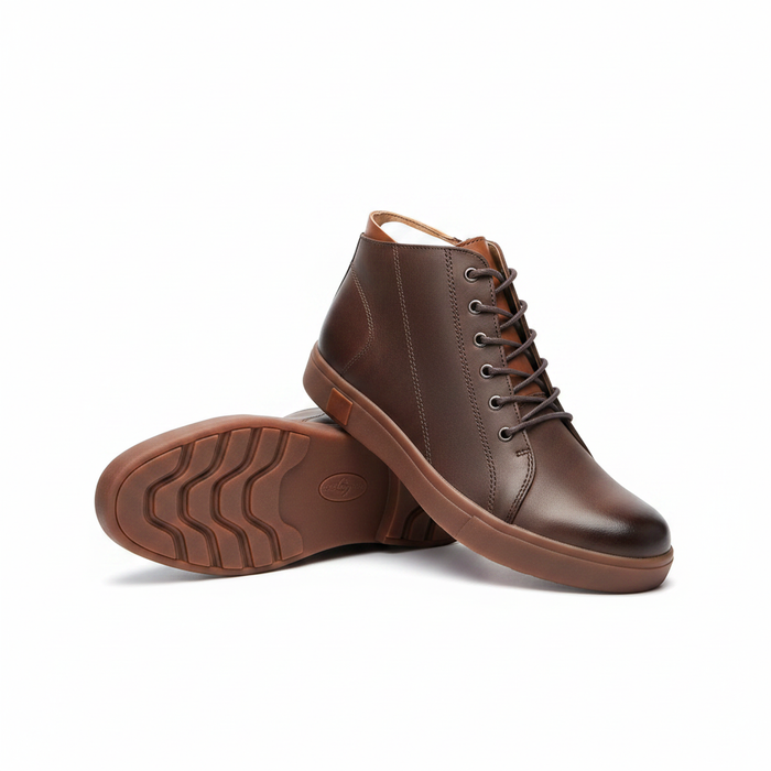 Men's Shoes Dark Brown Ankle Boots