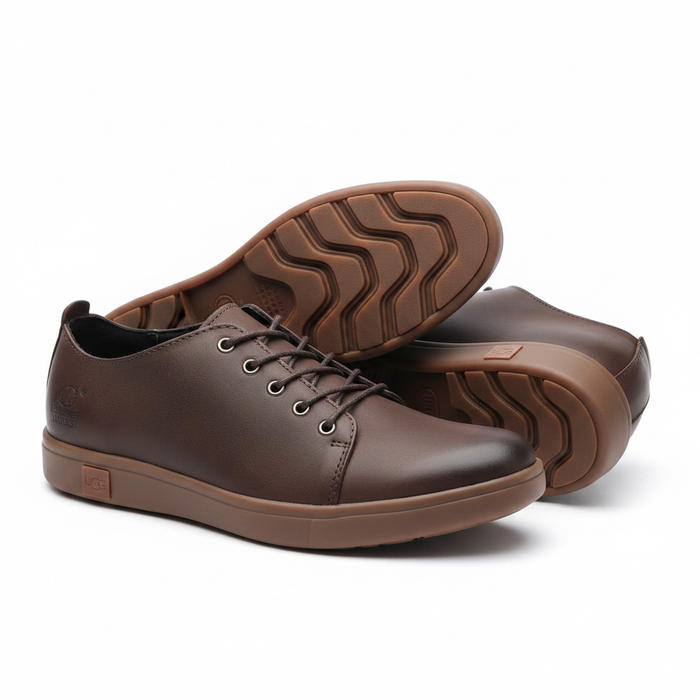 Men's Shoes Dark Chocolate Brown Oxford Casual Shoes