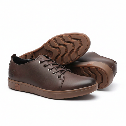 Men's Shoes Dark Chocolate Brown Oxford Casual Shoes