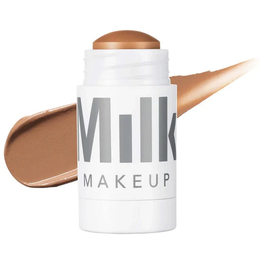 Milk Makeup Matte Bronzer in baked shades, featuring multiple compact options with 5-7g of beauty product for a natural sun-kissed look.