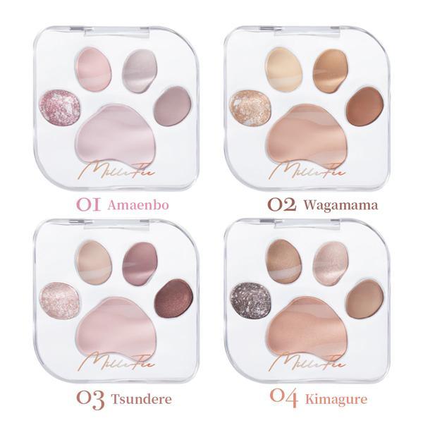 MilleFée Meow Paws Eyeshadow Palette 7 g
