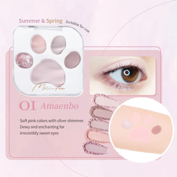MilleFée Meow Paws Eyeshadow Palette 7 g