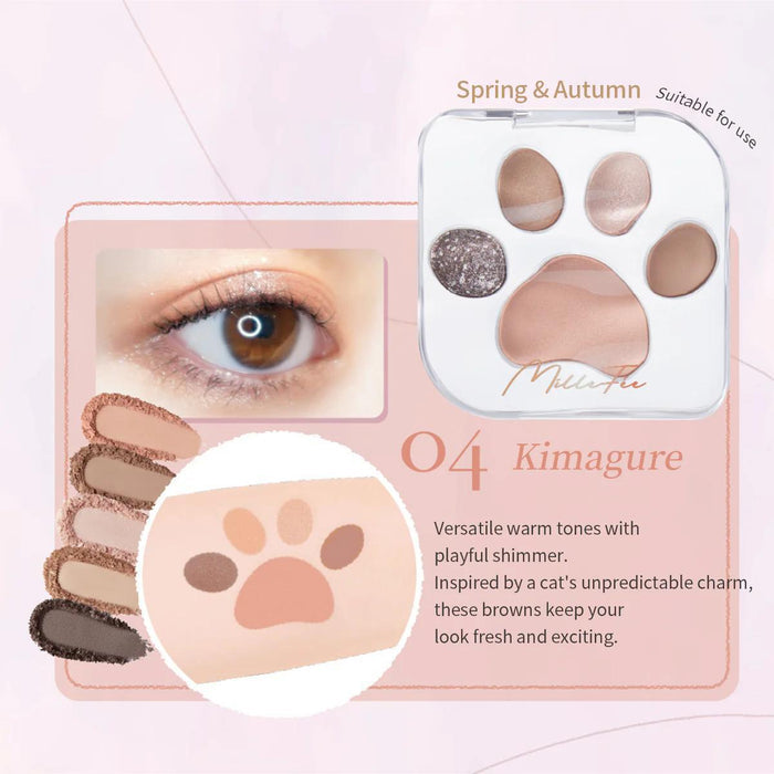 MilleFée Meow Paws Eyeshadow Palette 7 g