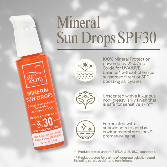 Suntegrity-Mineral Sun Drops - Broad Spectrum Spf 30-Sun Care-3-MineralSunDropsFeatures-The Detox Market |