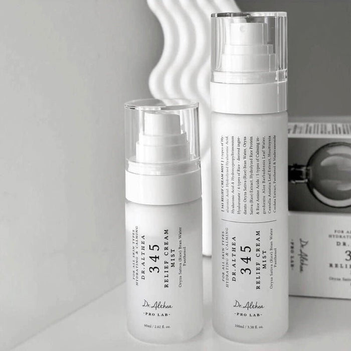 (MINI) Dr. Althea 345 Relief Cream Mist 60ml بخاخ كريم دكتور ألثيا 345 لتخفيف الألم - Princess Cosmetics Qatar