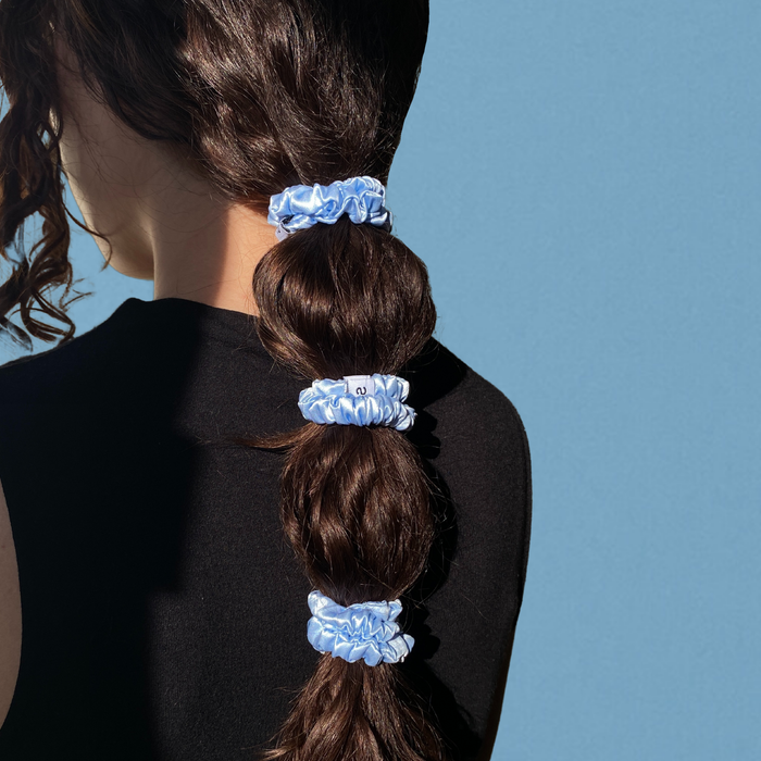 Mini Silk Scrunchies