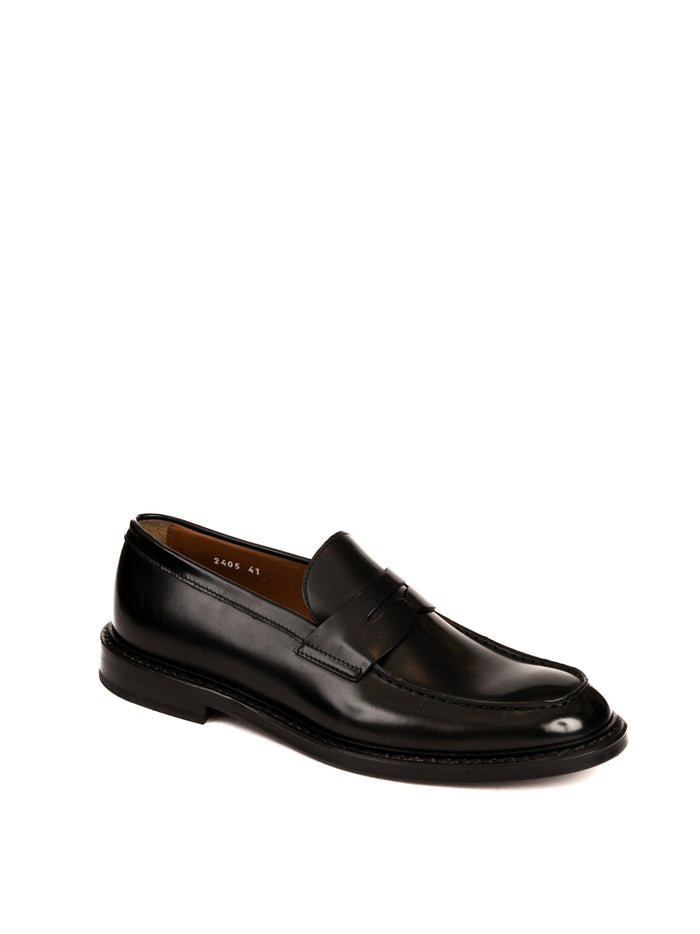 DOUCAL'S mocassino pelle nero 2405 HORSE-NERO