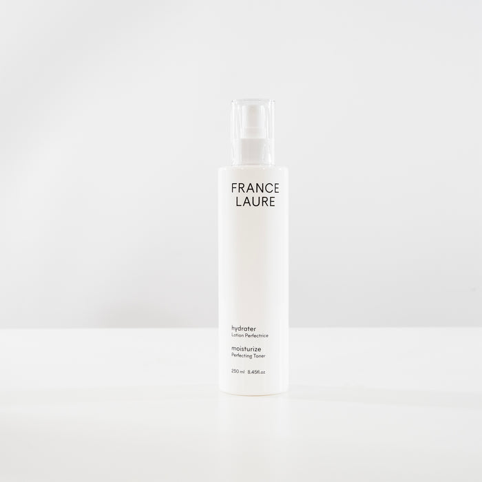 France Laure hydrater moisturize perfecting toner in white bottle with spray pump, 250ml for all skin types