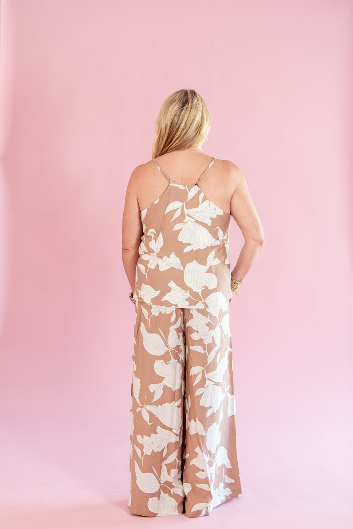 Molly Bracken Printed Wide Leg Pant