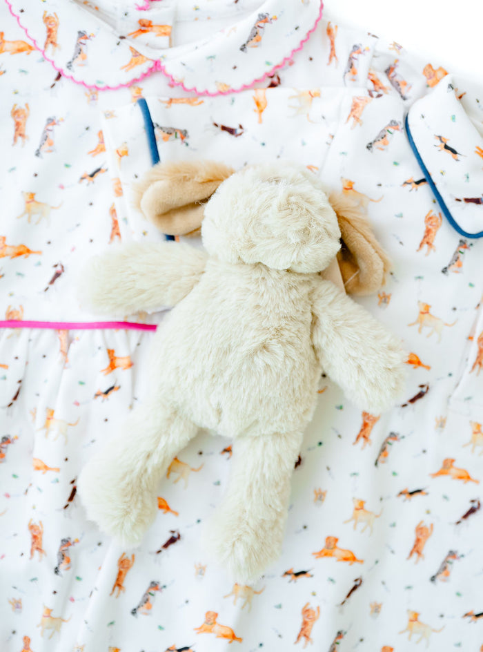 MON AMI Bogart Puppy Plush Rattle