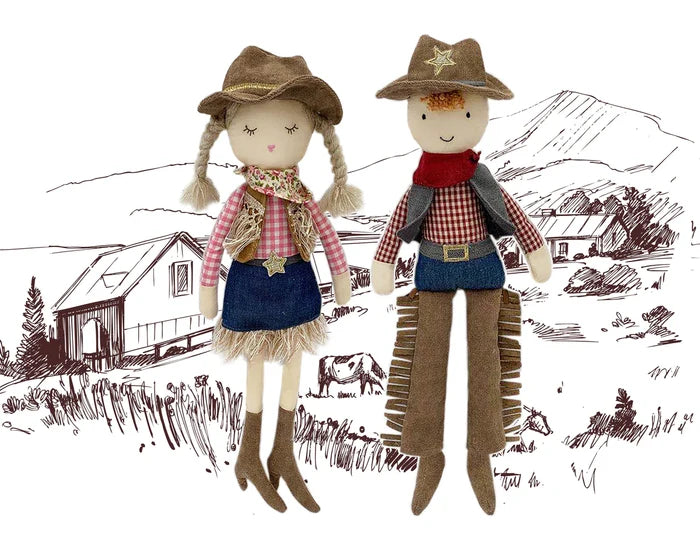 MON AMI Clementine Cowgirl Doll