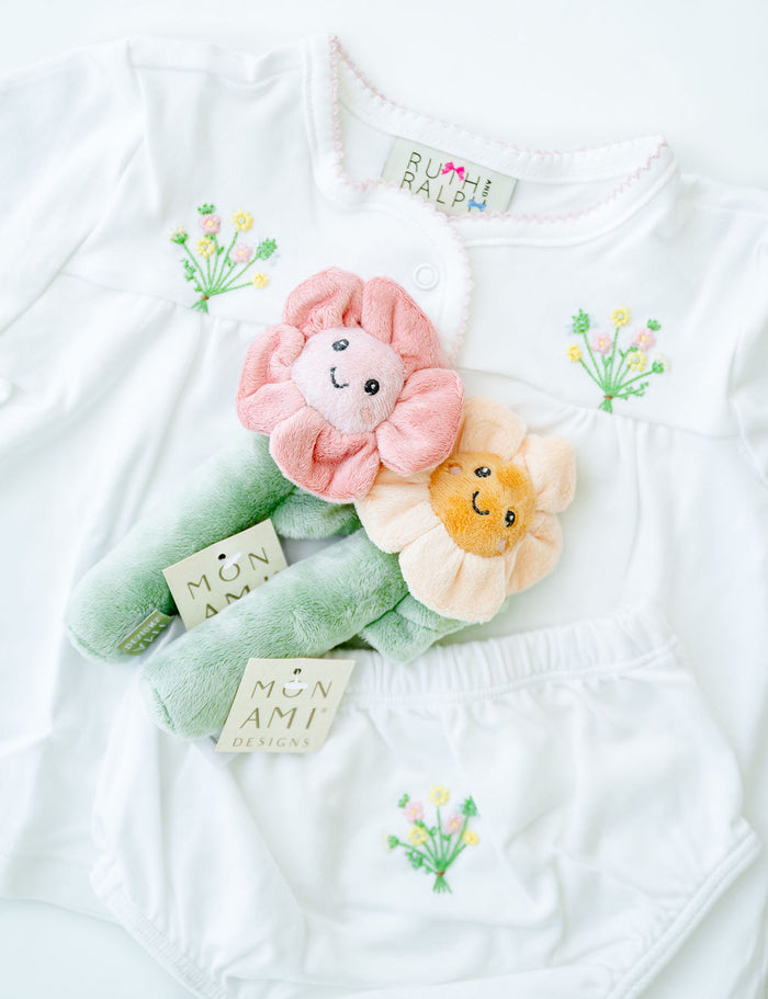 MON AMI Flower Rattle