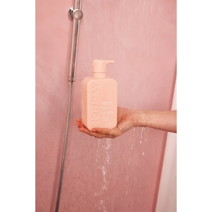 MONDAY repair + keratin for dry to damaged hair shampoo شامبو الشعر المتضرر من مندي