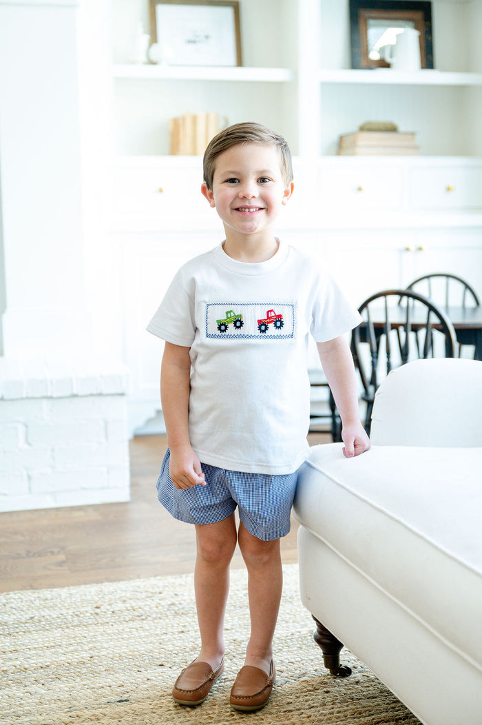 Monster Trucks Smocked Beau T-Shirt/Shorts Set