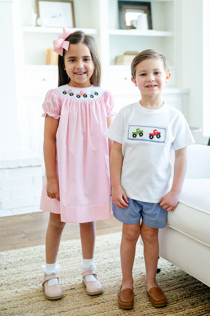 Monster Trucks Smocked Beau T-Shirt/Shorts Set