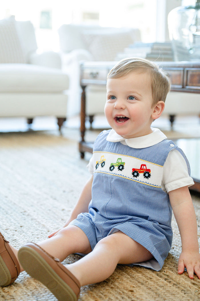 Monster Trucks Smocked Benjamin Jonjon