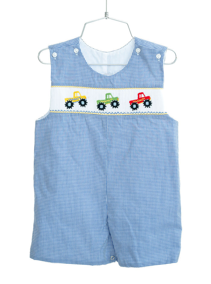 Monster Trucks Smocked Benjamin Jonjon