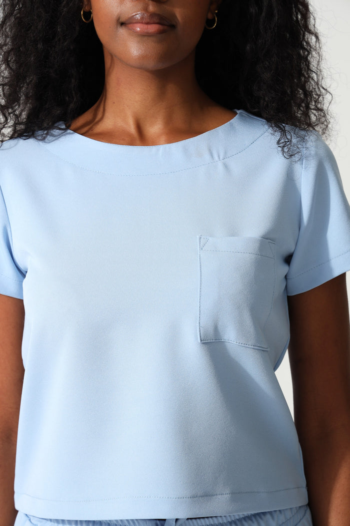 NEW LADIES CREW CROP - Greens Medi Scrubs South Africa - Premium Medical Uniforms & Apparel - Delivery Across SA