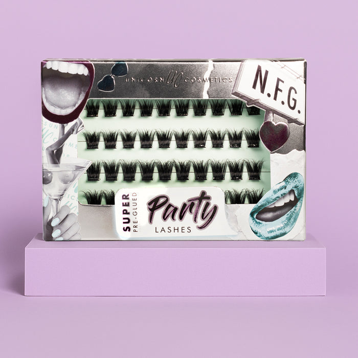 N.F.G. Super Pre-Glued Party Lashes - Unicorn Cosmetics
