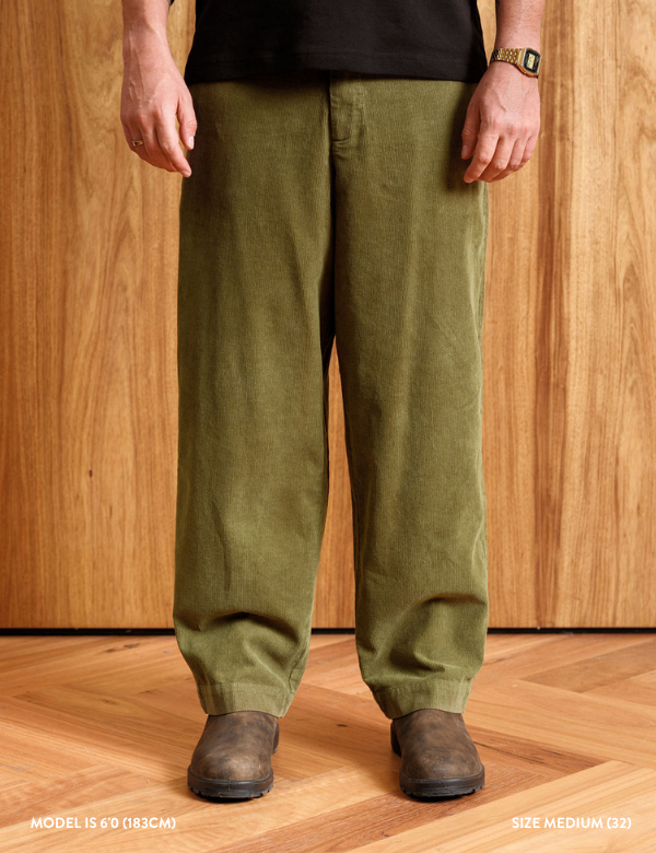 North Pant - Army Green Cord