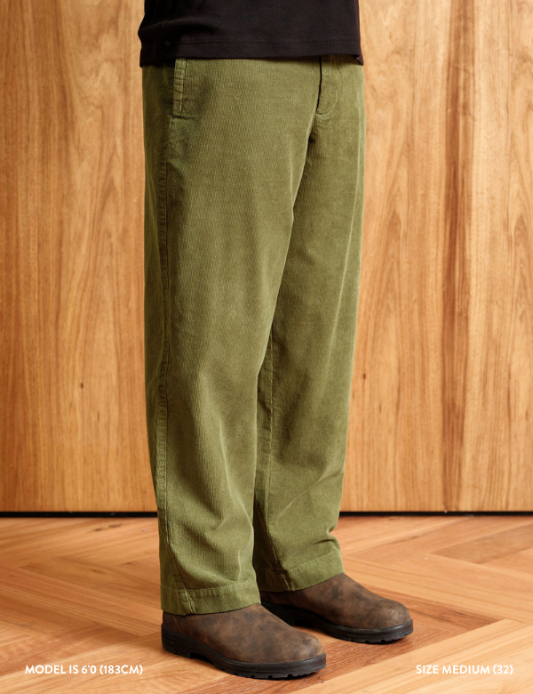 North Pant - Army Green Cord