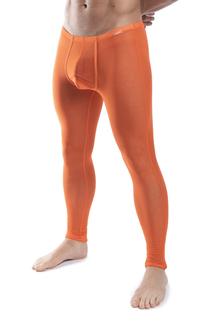 BCNU NXT to Naked Leggings by Jack Adams in orange. Sexy, premium men's loungewear.