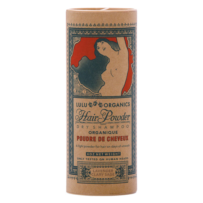 Lulu Organics Lavender & Clary Sage Organic Hair Powder 4oz