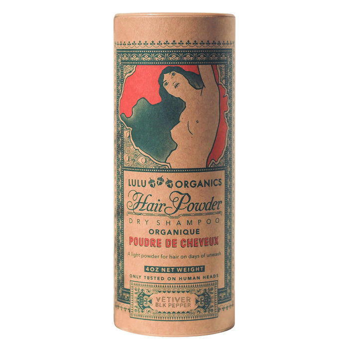 Lulu Organics Vetiver & Black Pepper Organic Hair Powder 4oz