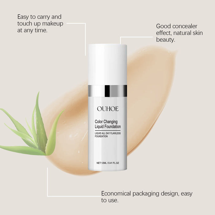 OUHOE Changing Color Liquid Foundation EELHOE COSMETICS