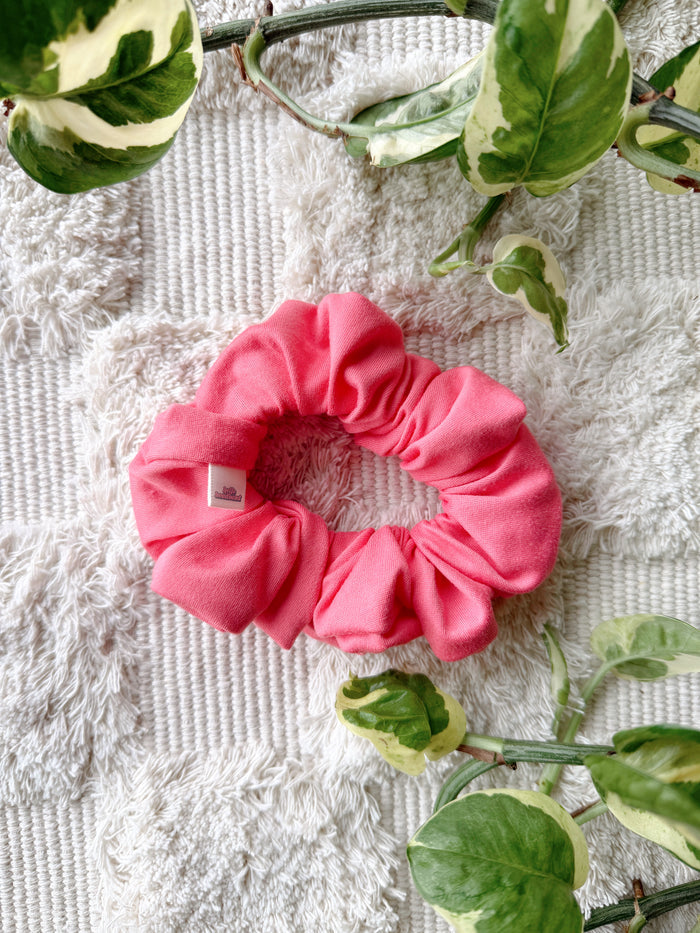 Oversized Scrunchie - Coral