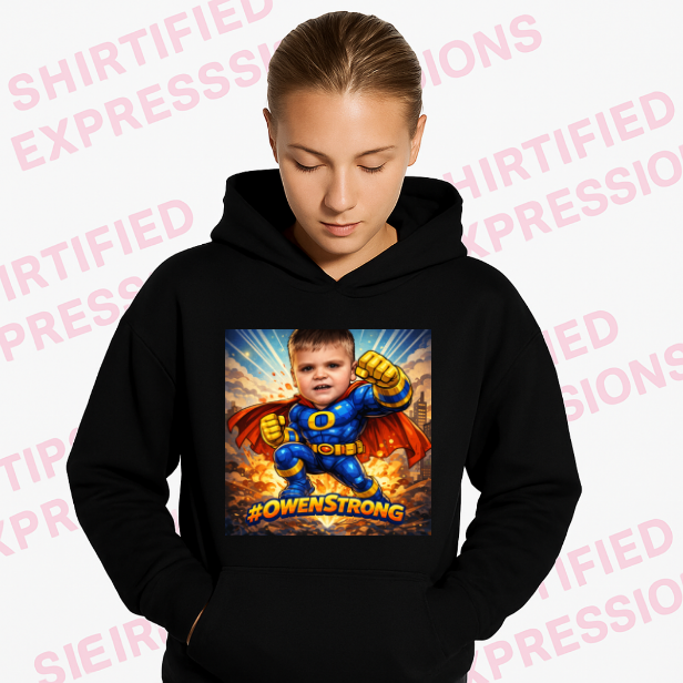 #OWENSTRONG FUNDRAISER ADULT HOODIE