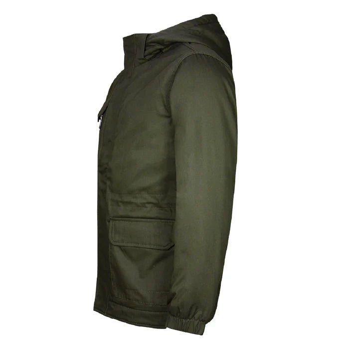 Parka Forro Peluche Gorro Desmontable Velox Unisex