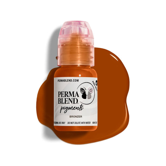 Peramablend Bronzer 15ml - High Opacity Medium Red-Brown Pigment for Flawless Skin Tone Enhancement - SD Cosmetics Care