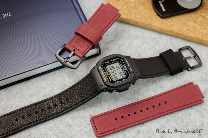 vario performance leather scotchguard 3m water resistant g-shock strap