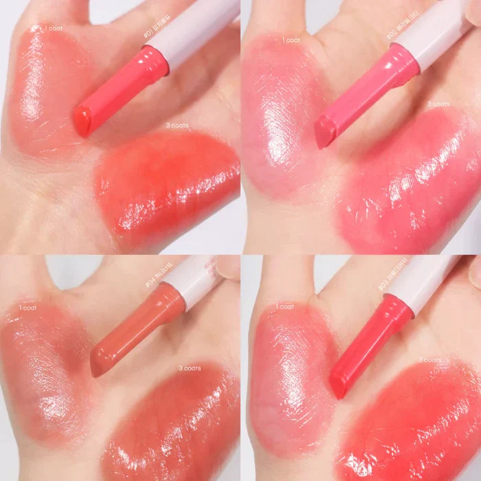 Peripera - Heart Jam Glow Lip #05 Berry Coke swatches