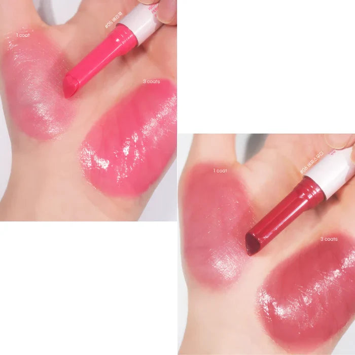 Peripera - Heart Jam Glow Lip #05 Berry Coke swatches