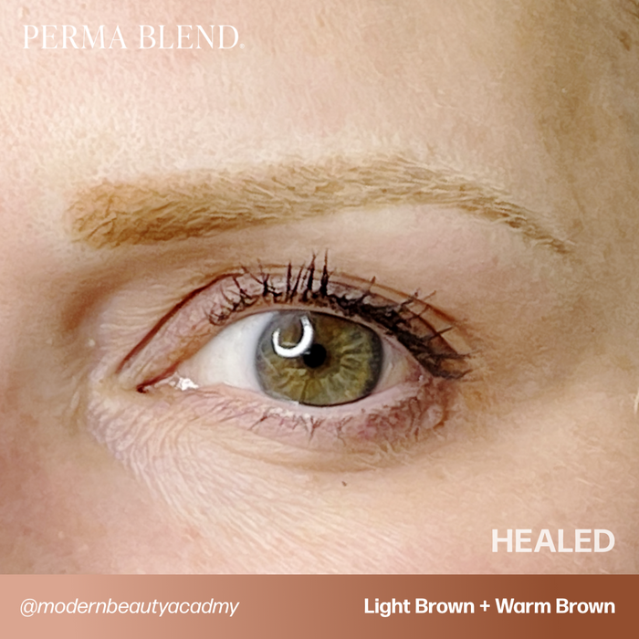 Permablend Light Brown Permanent Makeup Pigment, Artist-Grade PMU Ink For Brows - SD Cosmetics Care