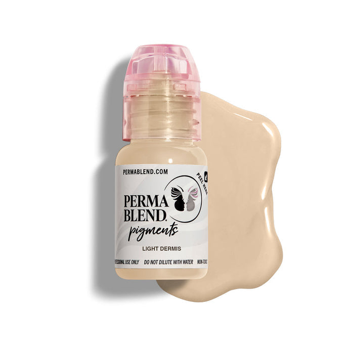 Permablend Light Dermis by Mandy Sauler - 15 mL Scar Camouflage Ink for Fitzpatrick Skin Types 1-3 - SD Cosmetics Care
