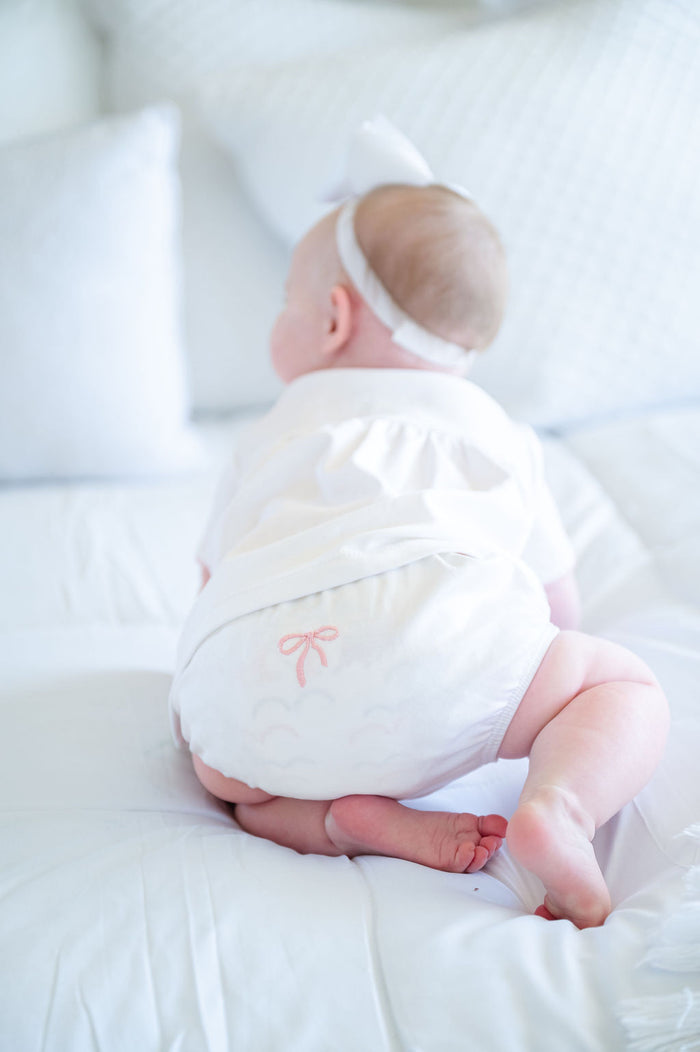 Pink Bows Layette Set