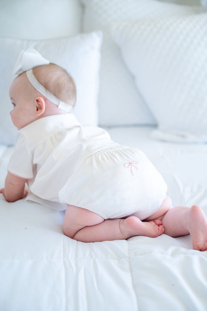 Pink Bows Layette Set