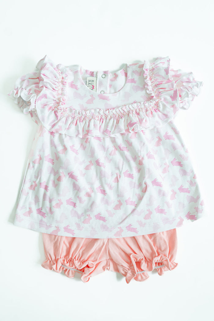Pink Bunnies Mary Bloomer Set