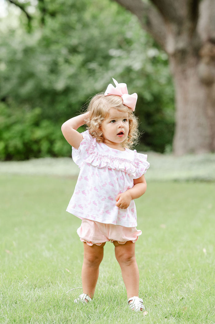 Pink Bunnies Mary Bloomer Set