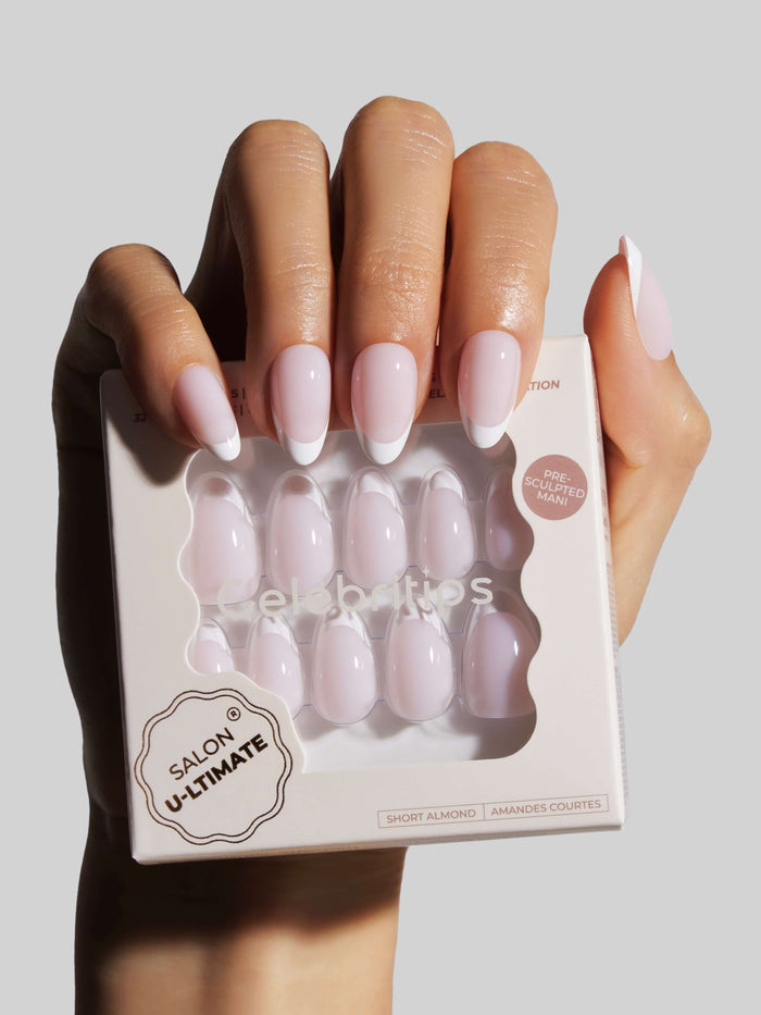 Pink Classic French (Short Almond)