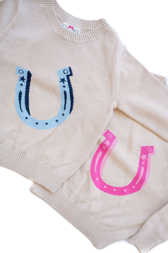 Pink Horseshoe Sarah Sweater