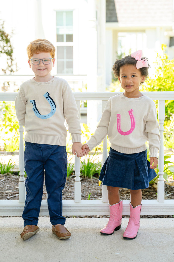 Pink Horseshoe Sarah Sweater